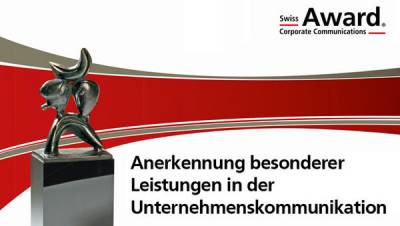 Swiss Award Corporate Communications 2018
